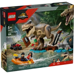 Klocki LEGO 76975 Ucieczka rzeką przed tyranozaurem JURASSIC WORLD